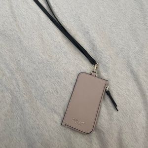 Kate Spade wallet with removable strap